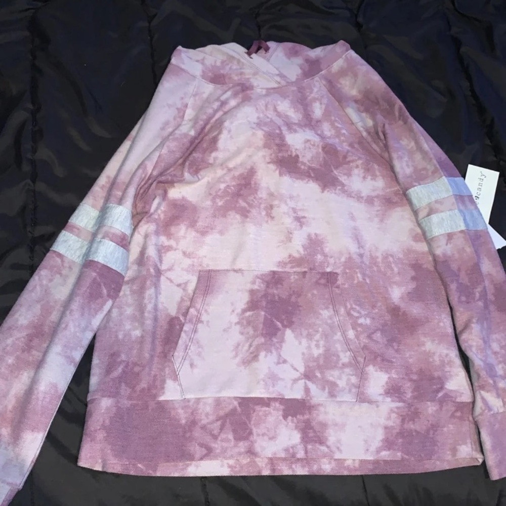 Purple Acid Wash Hoodie